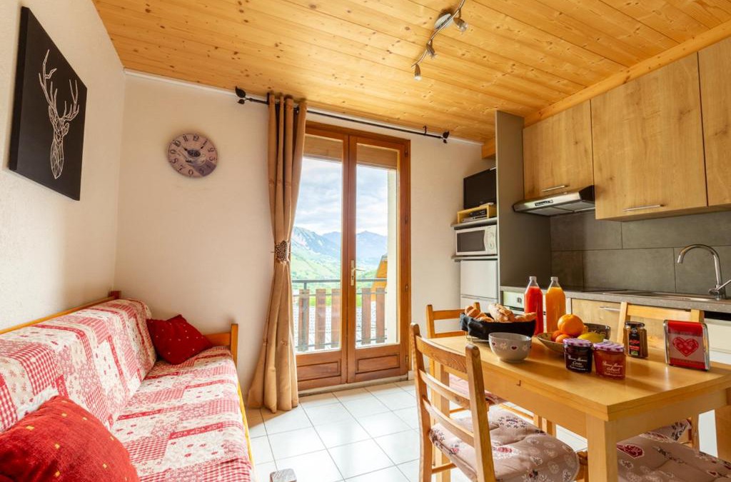 Saint-Sorlin-d'Arves Apartment | Appartement cosy à Saint-Sorlin-d'Arves 29 m² vue montagne