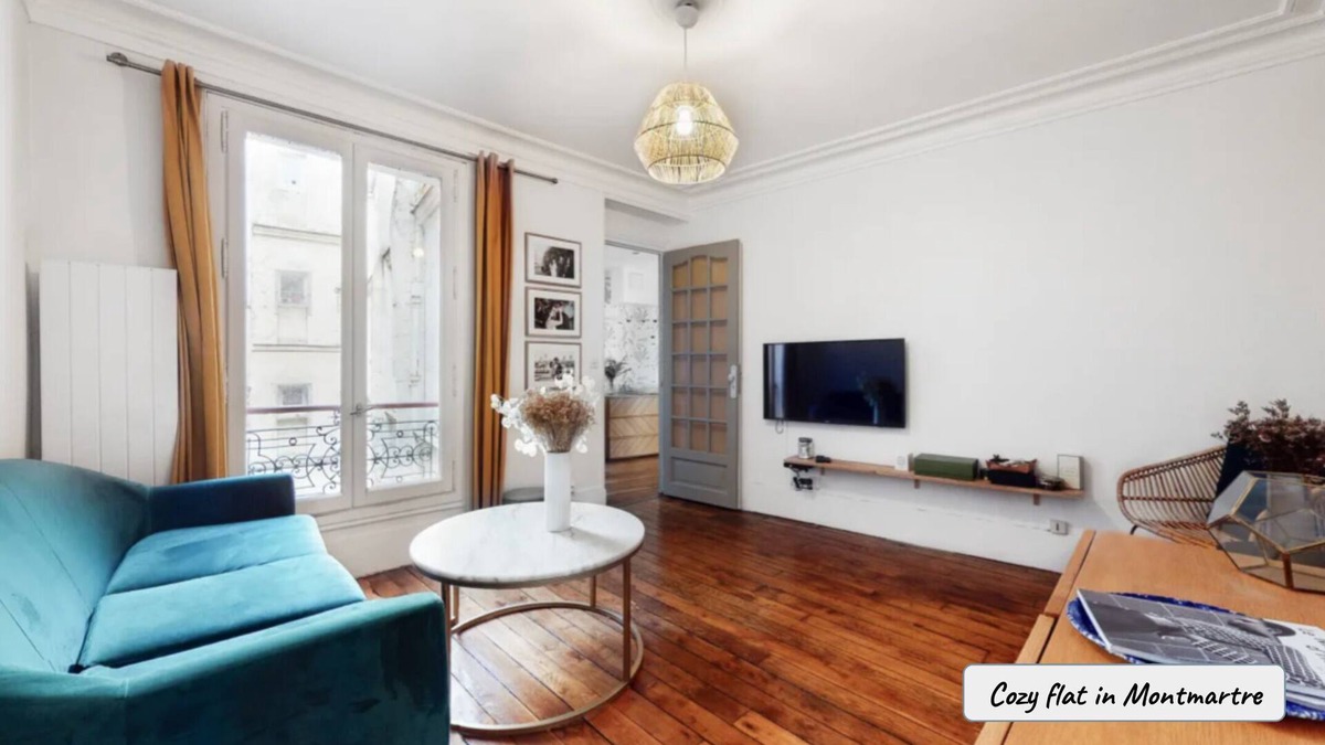 Clignancourt Apartment | Appartement Calme et Lumineux au Pied de Montmartre