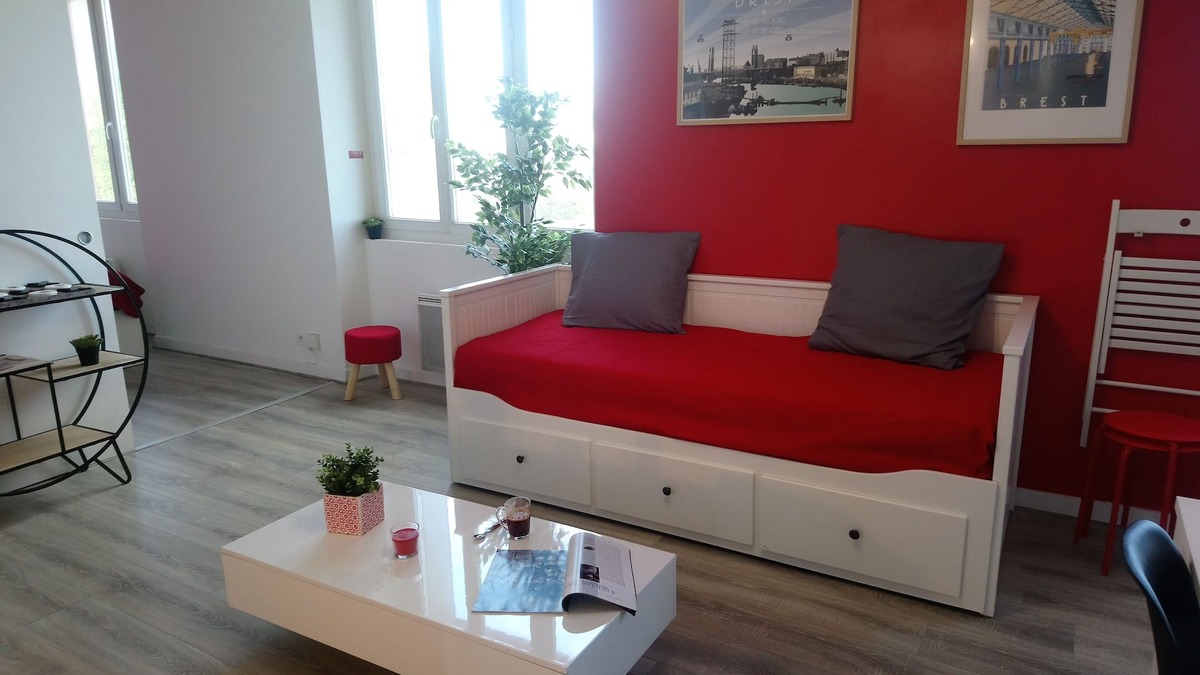 Downtown Apartment | Appartement Cosy Brest Les Capucins 6 vue sur le port