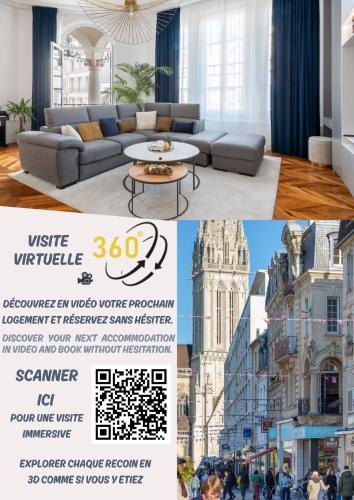 Quartier du chateau Apartment | Appartement d'exception en plein coeur de Caen