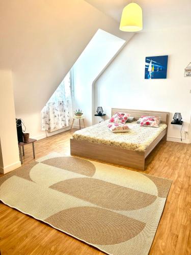 Cleguerec Apartment | Appartement deux chambres plus une chambre bébé ou enfant maximum trois ans à la campagne au calme