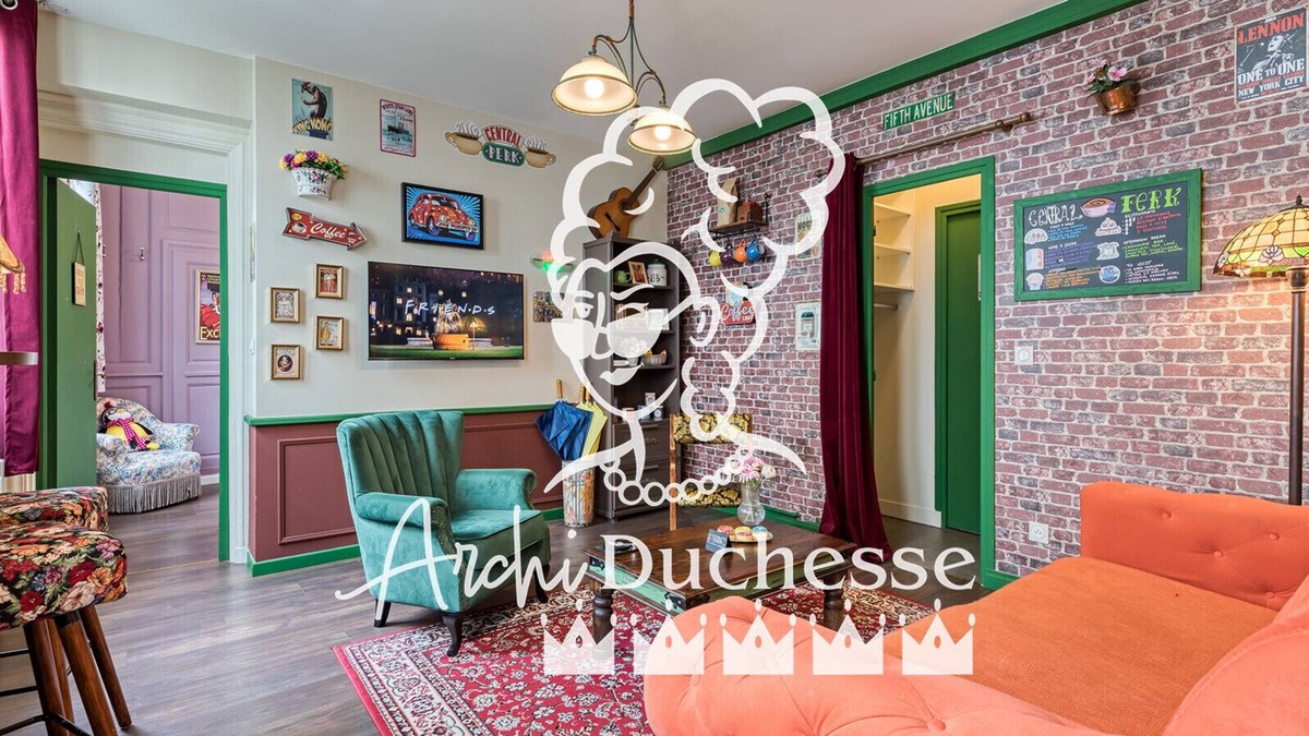 Quartier Vieux Marche-Cathedrale Apartment | Appartement Friends, immersion dans votre série culte à Rouen