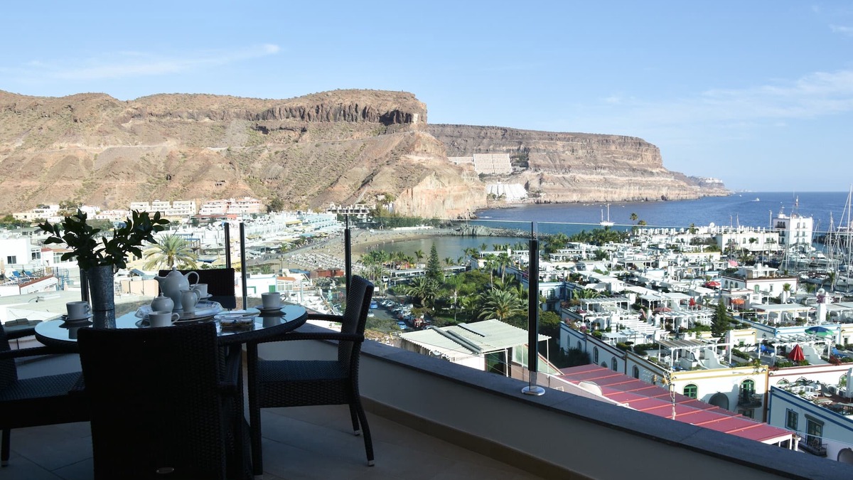 Lomo Quiebre Apartment | Apt. 2ºC "Spectacular views of the sea and the marina of Puerto de Mogán"