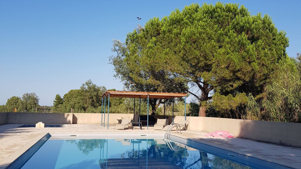 Saint-Laurent-d'Aigouze Apartment | Apt near Aigues-Mortes air-conditioned and sea with pool