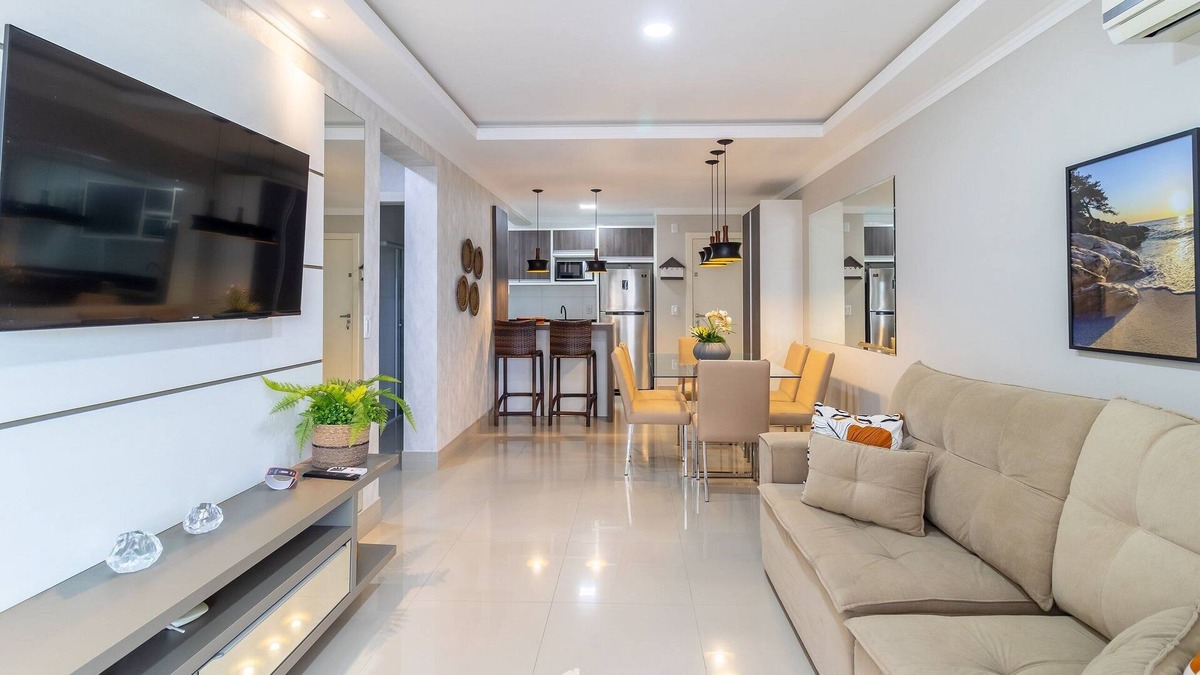 Quatro Ilhas Apartment | Apt Sea View w/BBQ in Bombinhas Arn0104