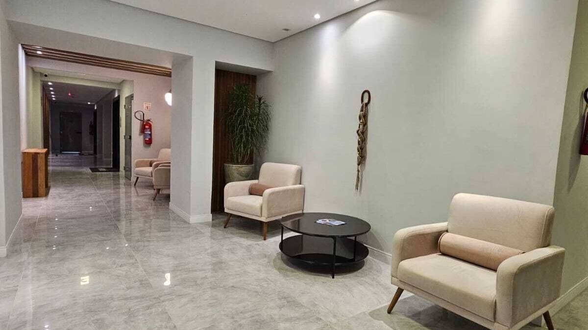 Caicara Apartment | Apto na Praia Grande SP 1 Quadra da Praia 5 Adultos e 1 Criança Lazer Liberado