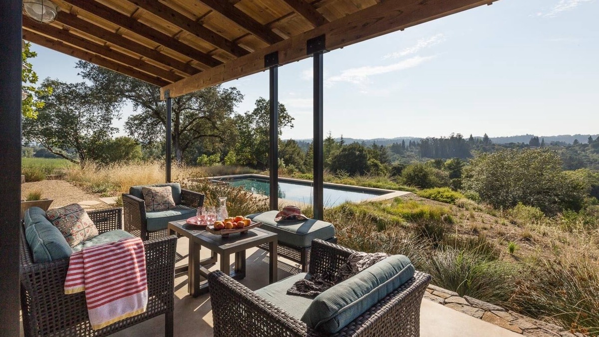 Forestville House | Architect Designed Wine Country View Home - Pool and Spa - Published in Magazine