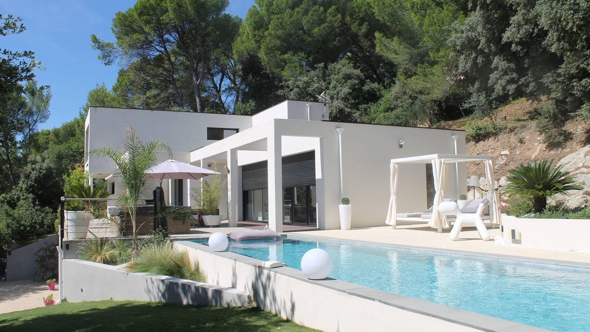 Laudun Villa | Architect house ZEN, luxury, view, calm, Provence Ardèche, Uzès, Avignon, Arles