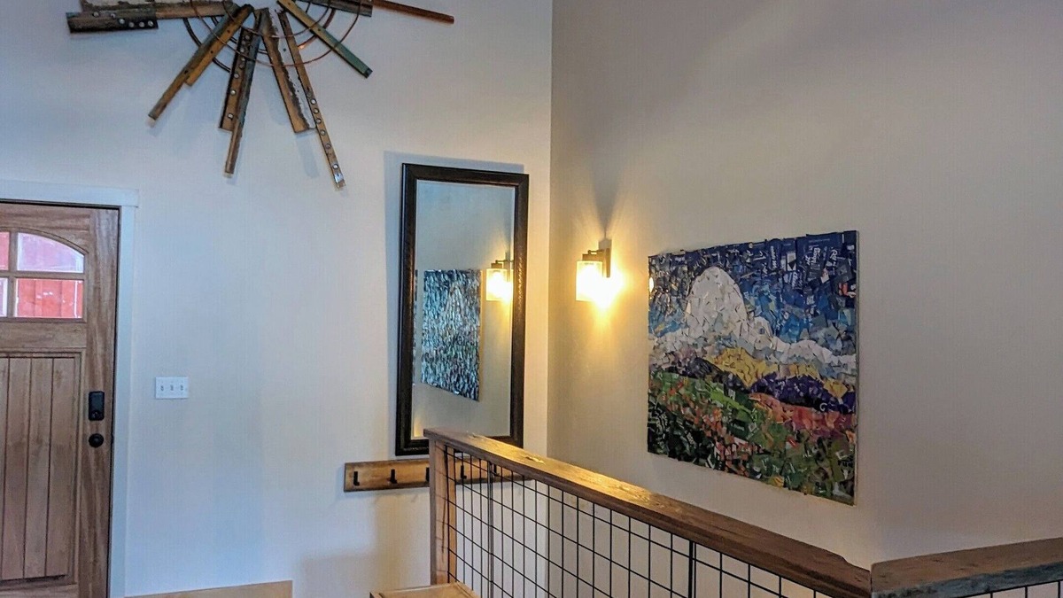 Blanchard Cabin | Architect's own lake front open style cabin vacation house to share with guests