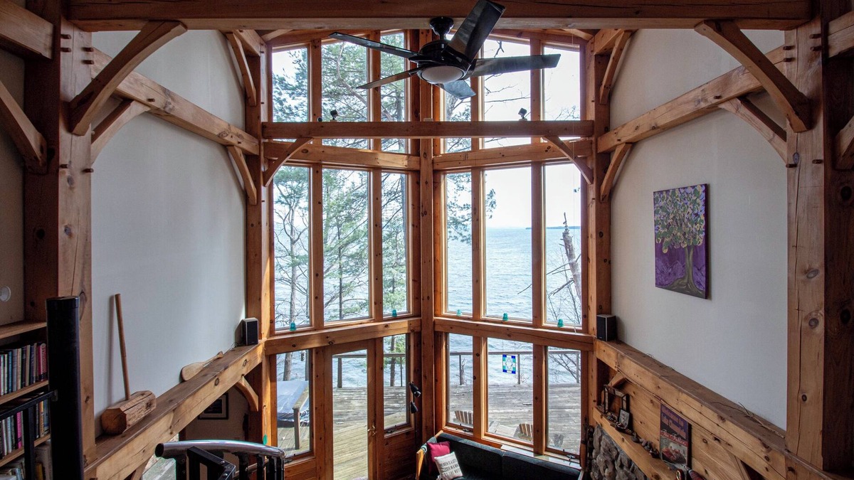 Town of Chesterfield House | Architects Dream Home Overlooking Picturesque Lake Champlain