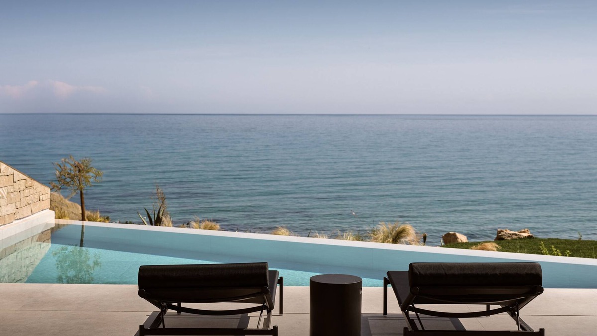 Akrotiri House | Architectural villa by the sea in Zakynthos island