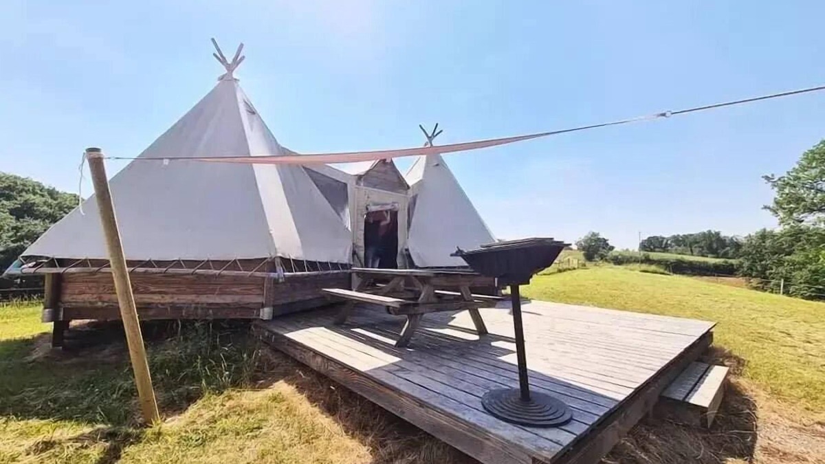 Estipouy House | Area of Escapa * - Teepee Lodge 7 people