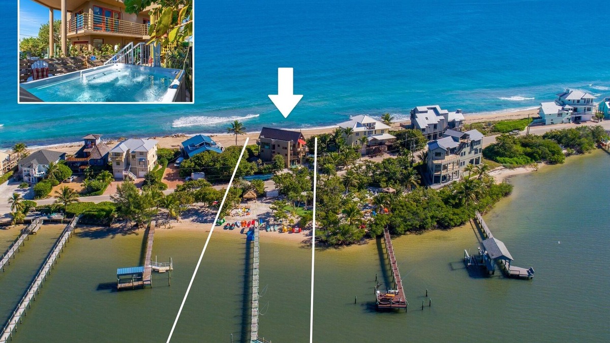 Stuart House | Art on the Beach: Ocean-to-river house, ON beach. Pool, Hot Tub, Elevator, Dock