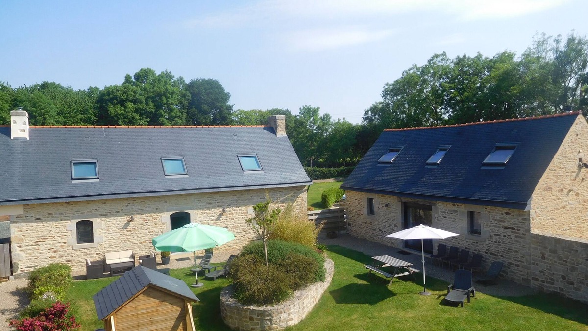 Ploneour-Lanvern Cottage | AT THE DOOR OF THE OCEAN 2 GITES 4 STARS WITH SWIMMING POOL