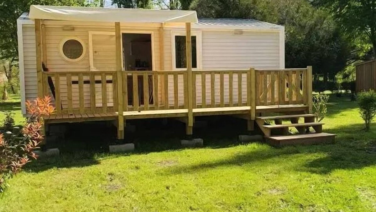 Le Change House | Auberoche campsite * - MOBILE HOME O'HARA 4 people 28m² 4 people