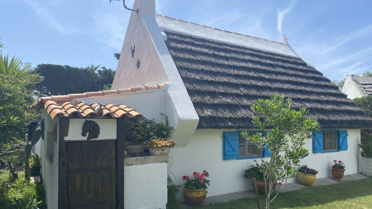 Saintes-Maries-de-la-Mer House | AUTHENTIC GARDIAN HUT IN THE HEART OF THE CAMARGUE WITH SWIMMING POOL