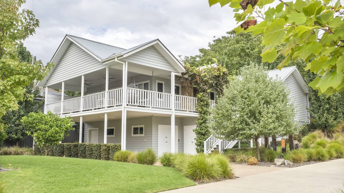 Bright House | Autumn Home, Our Place at Bright - Boasting commanding views of the surrounding landscape from the generous indoor/outdoor living spaces.