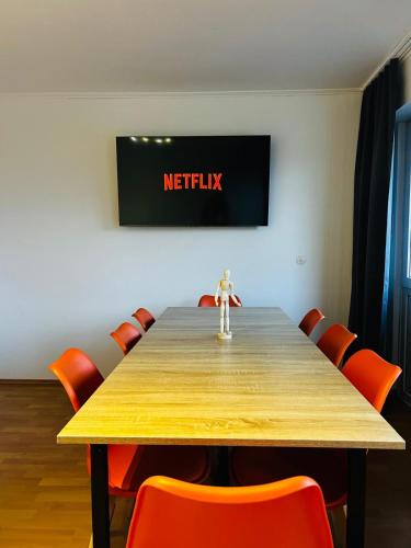 Mettingen Apartment | B2 XL Top I 130m2 I 10 Einzelbetten I voll ausgestattet I Balkon I Wasch I XXL P