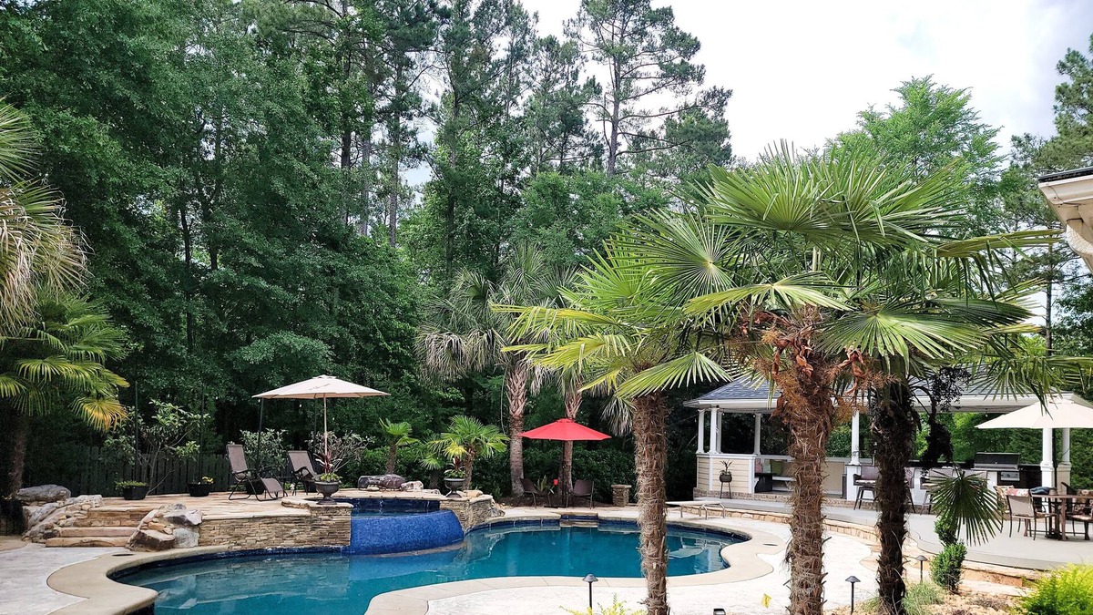 Grovetown Apartment | Backyard Oasis Grovetown pool