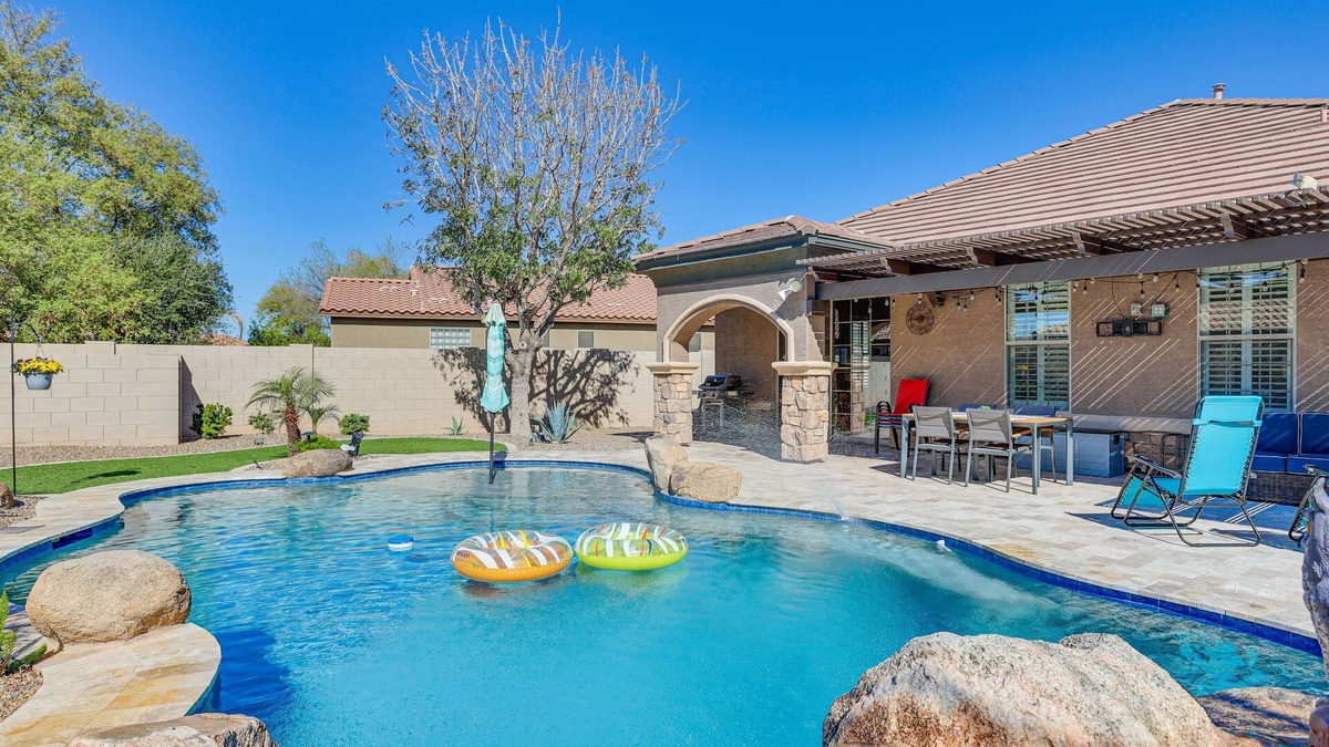 Seville House | Backyard Oasis & Pool: Gilbert Getaway!