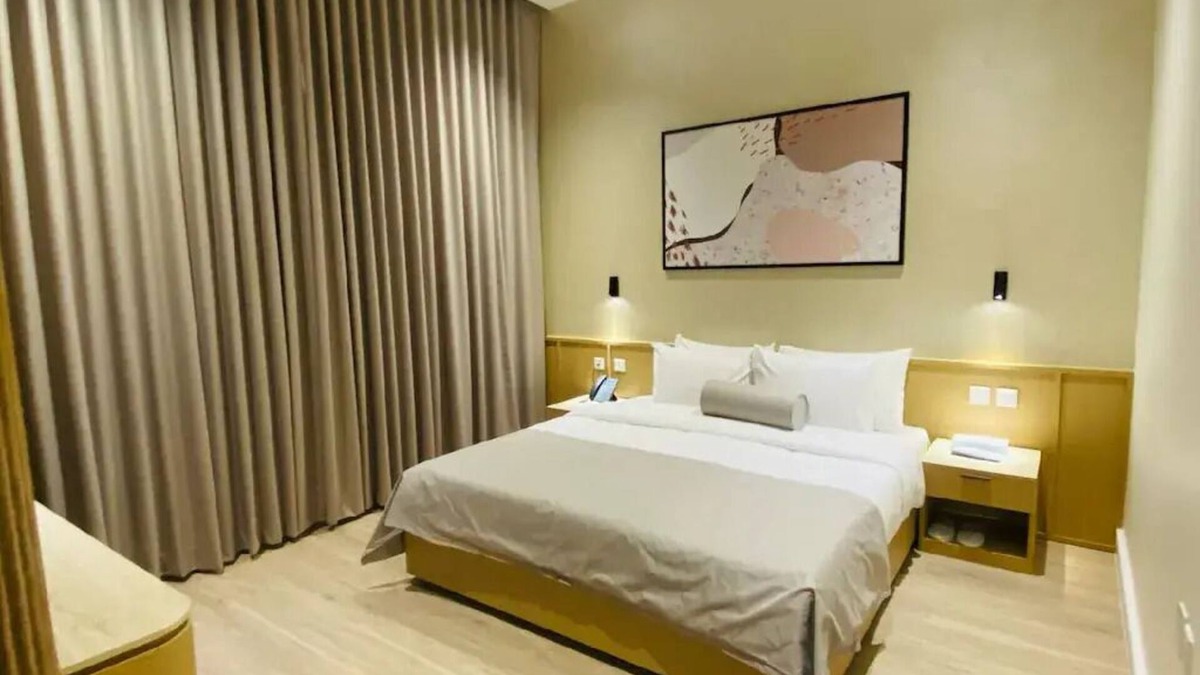 Al Jerf 2 Apartment | Baithans Furnished Apartments - Two Bedroom Apartment with Balcony