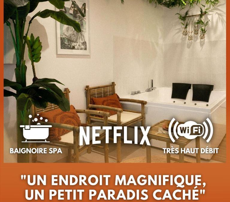 Lagnieu Apartment | Bali Serenity Balnéo et lit rond