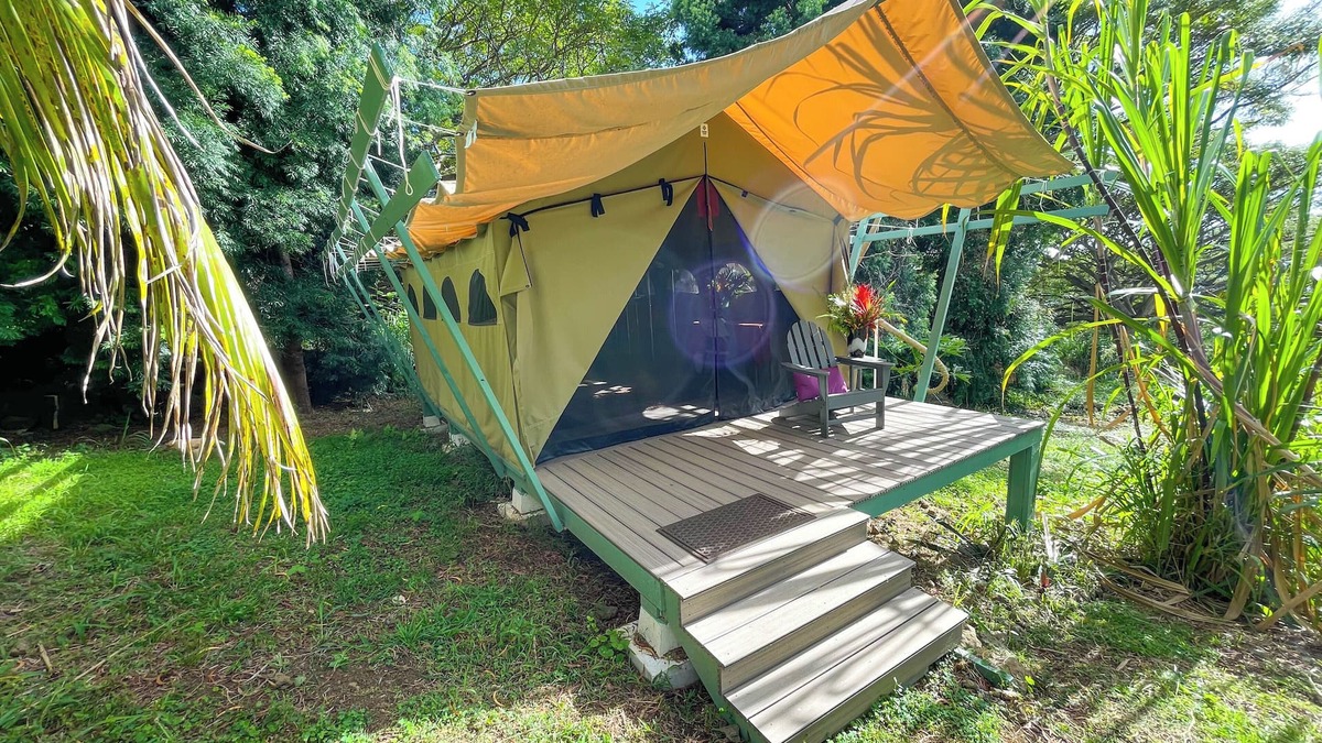 Kealakekua Apartment | Bamboo Canopy with Shared Bath and Common House