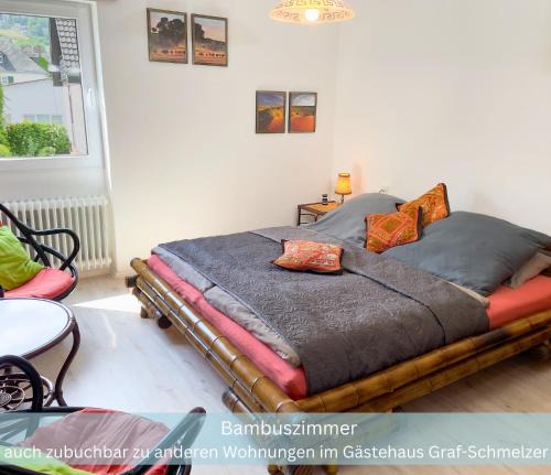Trittenheim Apartment | Bambuszimmer mit großem Dachgarten im Gästehaus Graf-Schmelzer