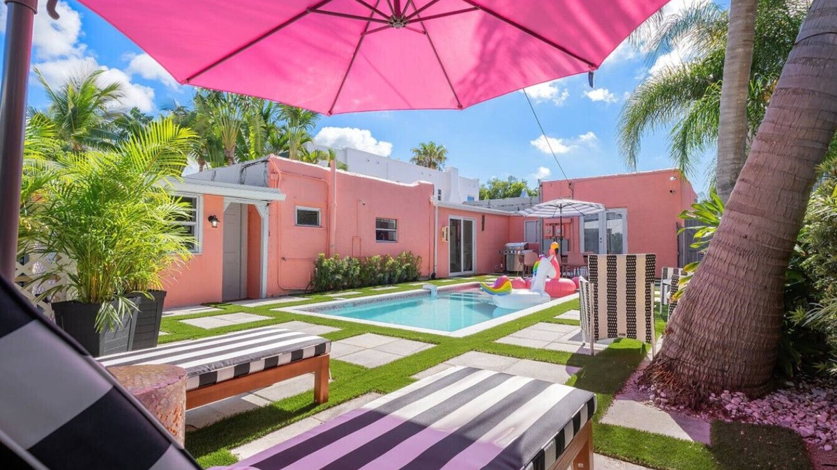 Delray Beach House | Barbie Beach Pad. Walk everywhere