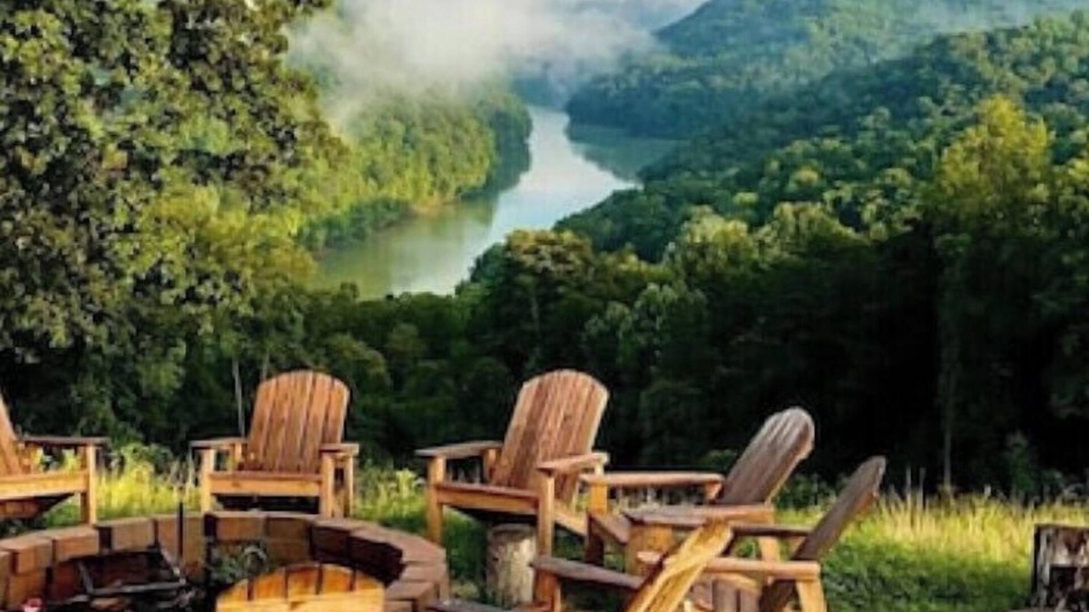 Big Creek House | Barn Loft Apt 2 with Lake & Mountain views & custom wood accents through out.