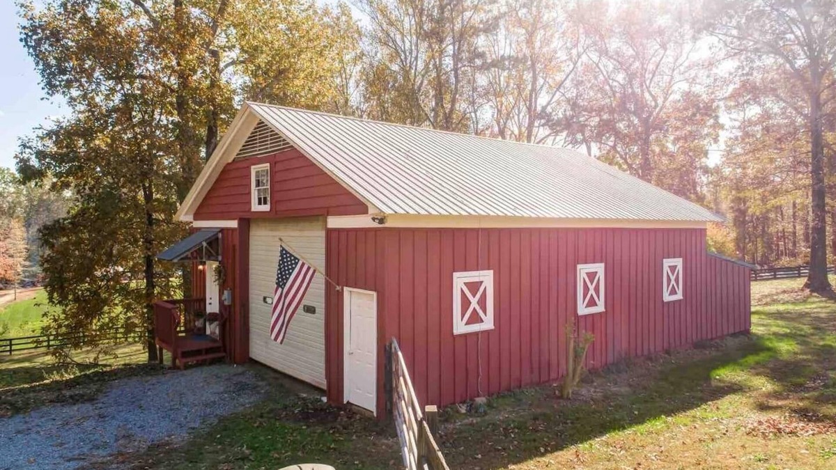 Canton House | Barn on five acres & lake