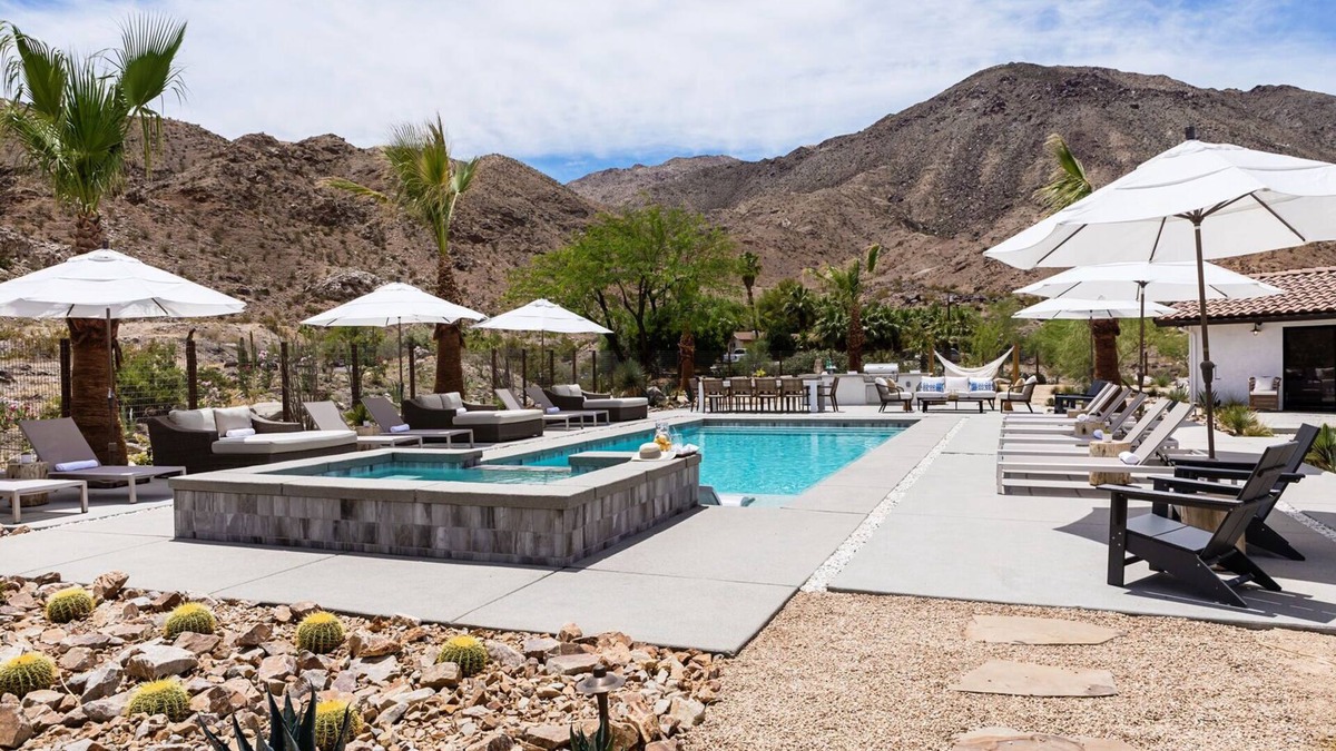 Palm Desert House | Base Camp-Luxury Desert Oasis with 2 Pools & Game Room
