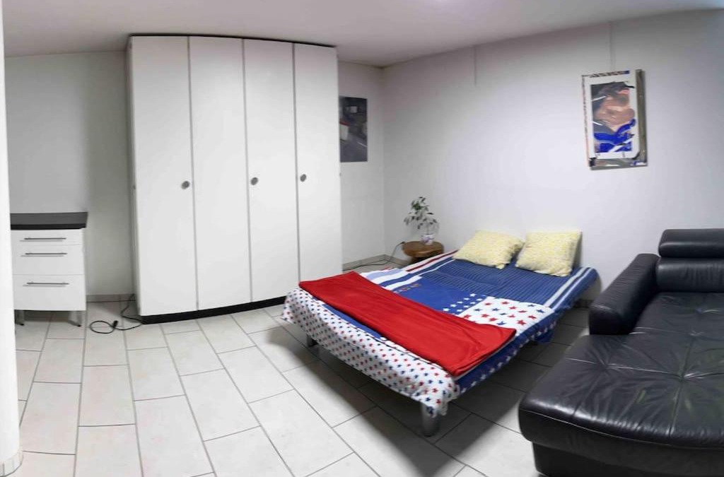 Muttenz Apartment | Basel - 5 mins away - Modern Basement Studio with Kitchen 35m2 in Muttenz