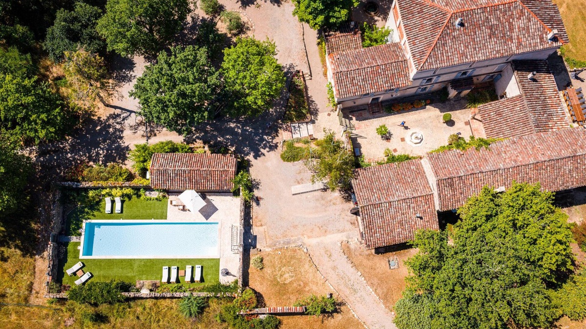 Cordes-sur-Ciel Villa | Bastide de Cordes sur Ciel - Heated pool - Park
