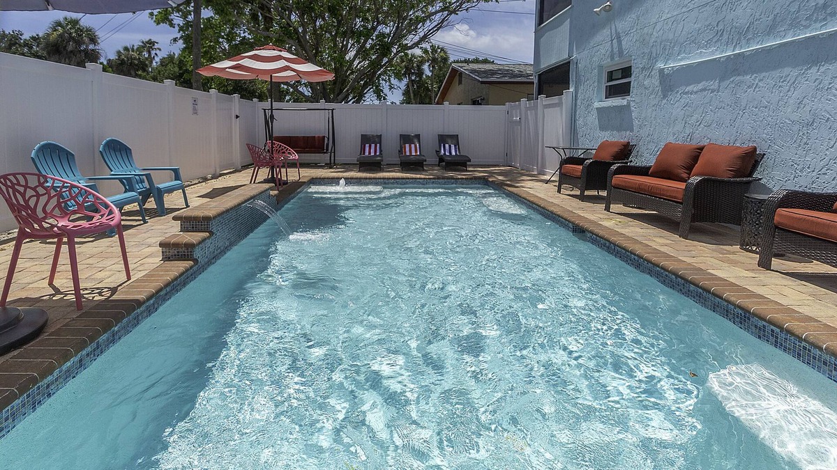 Indian Rocks Beach House | Beach Escape - Private Pool - Walk to the beach