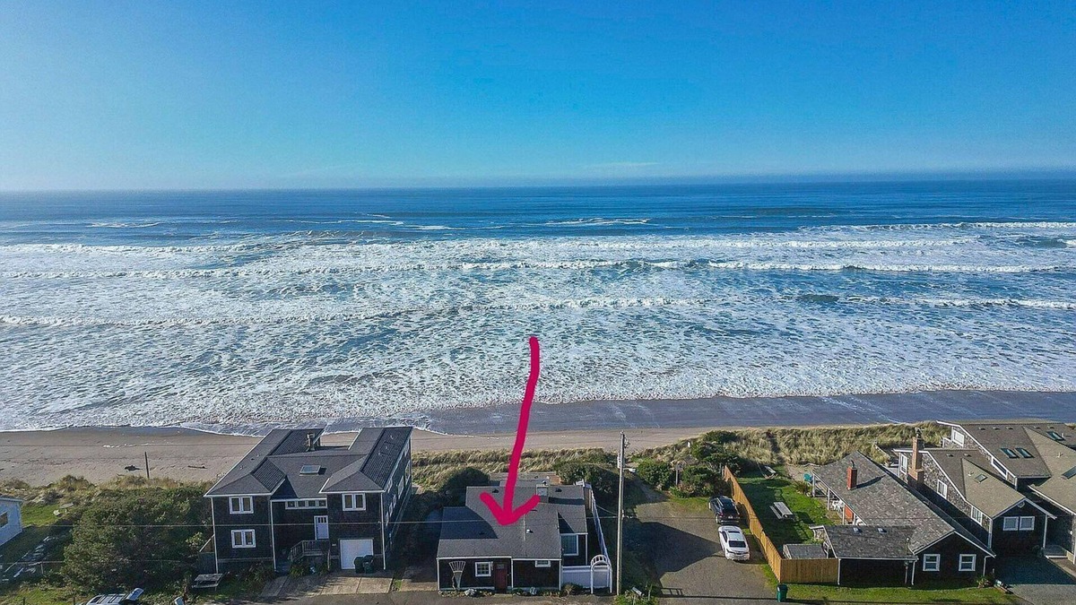 Rockaway Beach House | Beachfront Home, Spacious Deck Overlooking Ocean and Private Path to the Sand