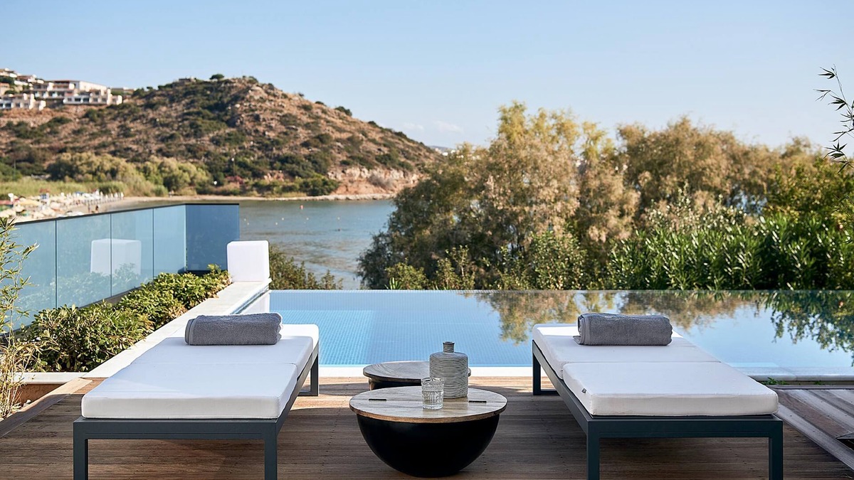Almyros Villa | Beachfront, Includes Breakfast & Hotel Services