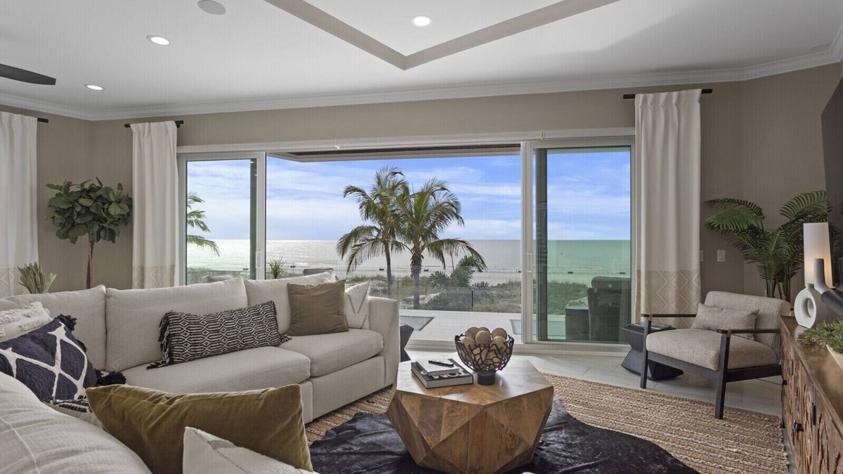 Redington Shores House | BEACHFRONT LUXURY MANSION - Sandbar Shores - Elite New Construction Home