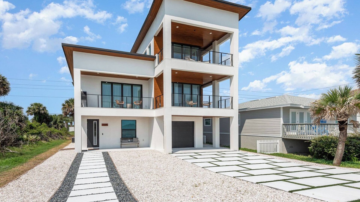 Flagler Beach House | Beachfront Luxury, NEW, Modern Oceanview Retreat!