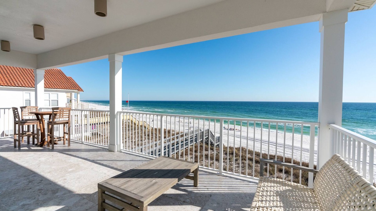 Fort Bay House | BEACHFRONT UPSCALE Big Chill 2 Masters! Between Rosemary Beach & Pier Park