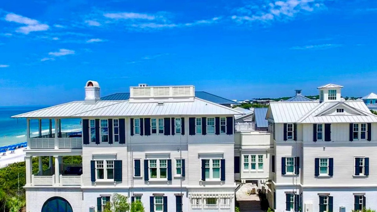 Seaside House | Beachfront Luxury in Seaside, Sleeps 24! Wow Porches & Gulf Views + 2 Bikes!