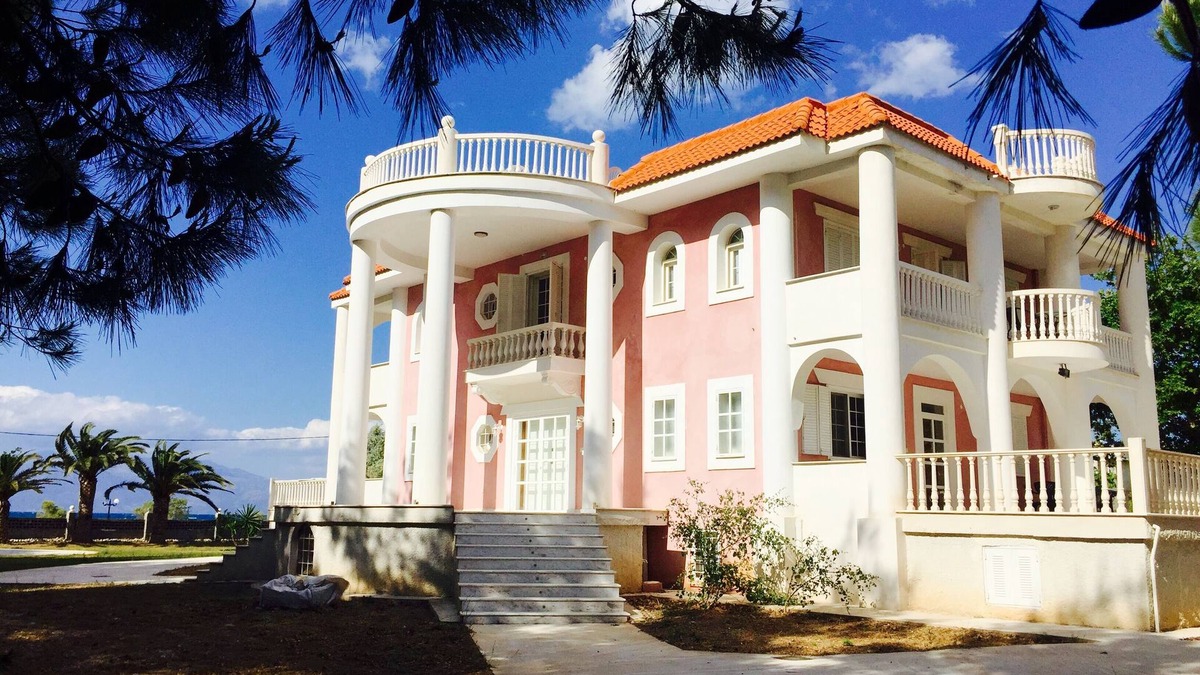 Eleonas Villa | Beachfront Villa with Majestic Views - Peloponnese - 2 hours West of Athens