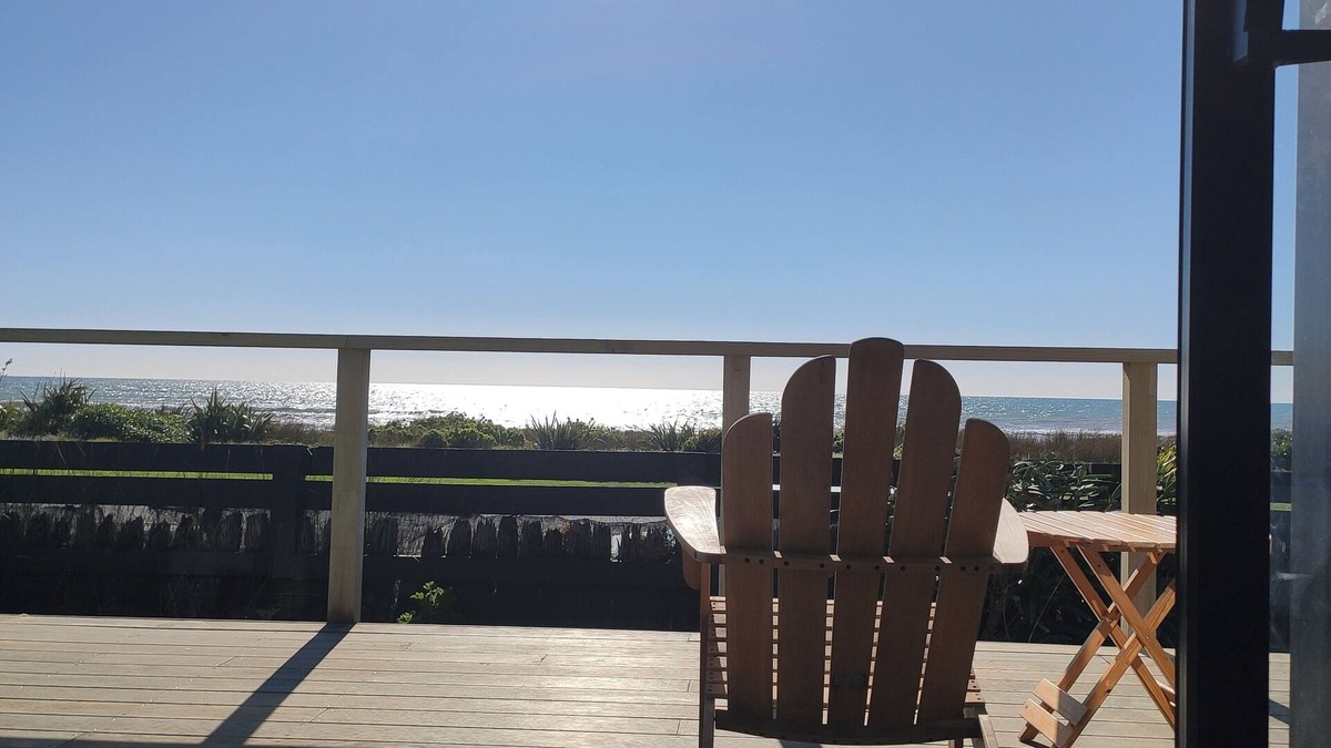 Otaki Beach House | Beachfront with stunning views of Kapiti Island