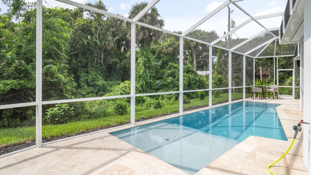 Wabasso Beach House | Beachside Bliss: 3BR, Heated Pool, Sleeps 10!