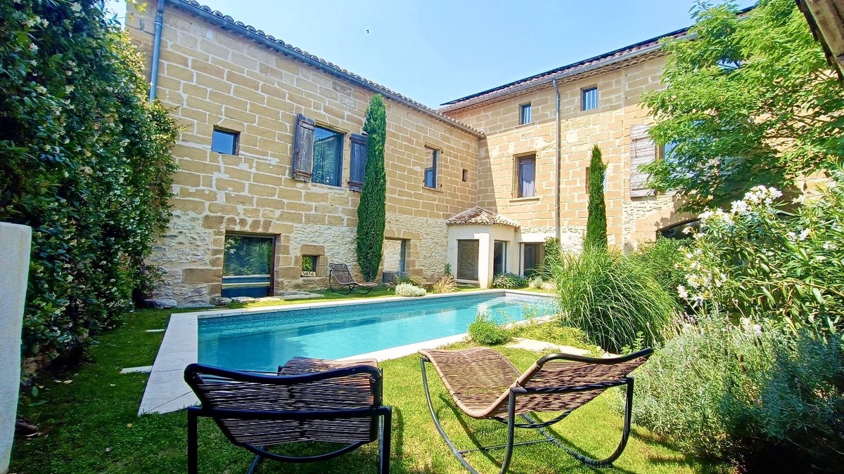 Montaren-et-Saint-Mediers House | BEAUTIFUL AUTHENTIC HOUSE OF VILLAGE NEAR UZES PROVENCE PERFECT FOR 2 FAMILY