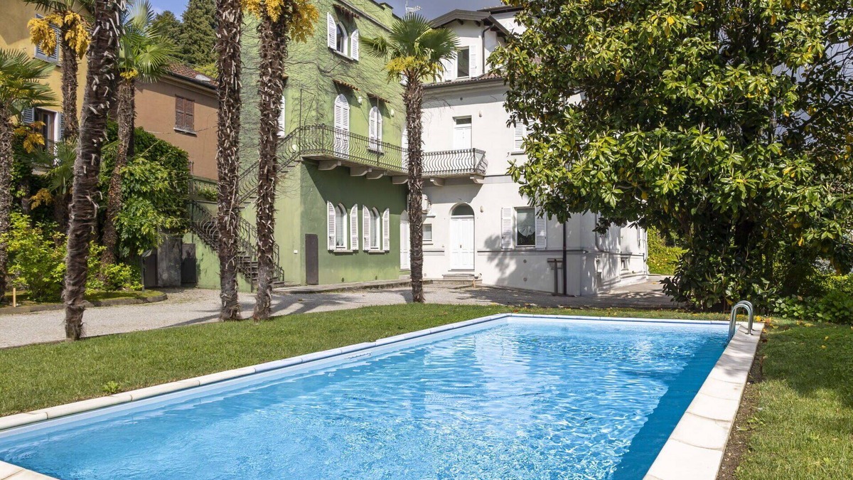 Meina Apartment | Beautiful apartment for 4 people with A/C, pool and TV