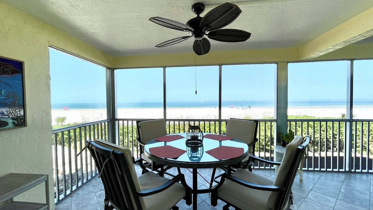 Fort Myers Beach Condo | Beautiful beach/ocean front north-end renovated condo
