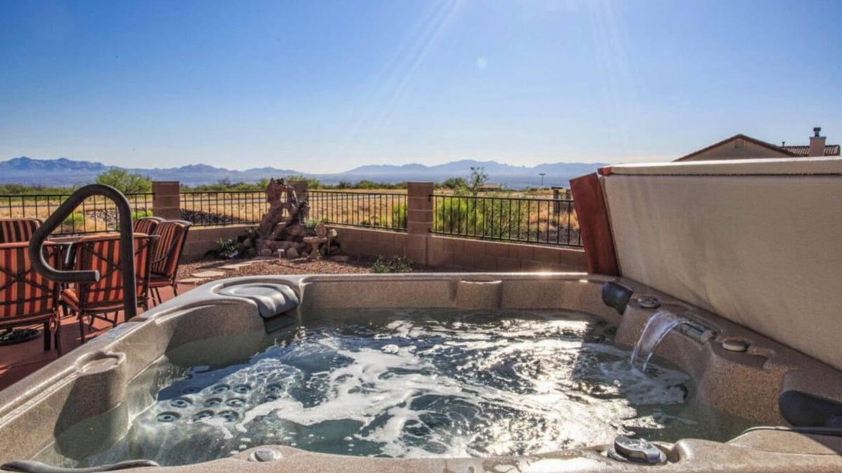 Pomerene House | Beautiful Benson Getaway with Hot Tub