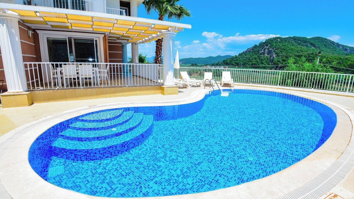 Sarigerme Villa | Beautiful Detached Villa With Private Pool And Stunning Views,Walkable to Town.