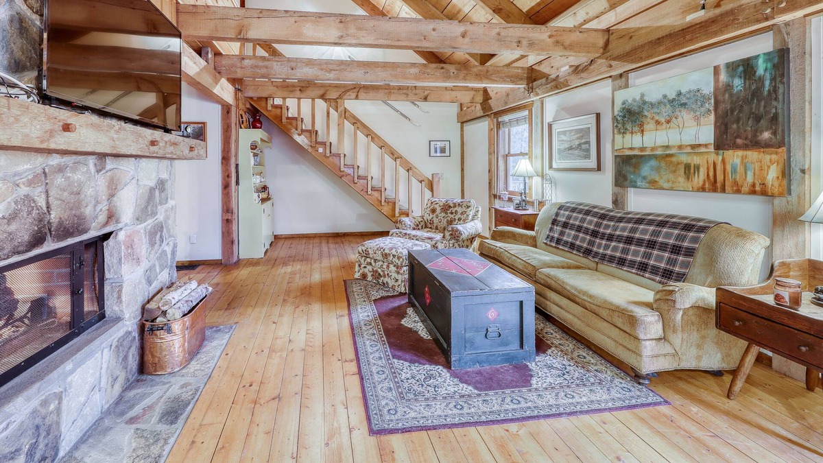 West Wardsboro House | Beautiful Dog-Friendly 3-Story Home w/Gas Fireplace, Fast WiFi, Deck, Gas Grill